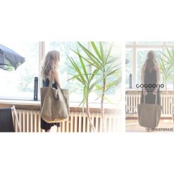 Torebki klasyczne damskie: Big Lazy bag torba khaki / zieleń na zamek