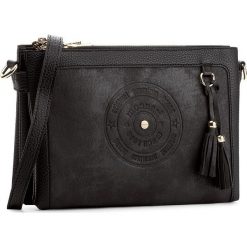 Torebka MONNARI - BAG6870-020 Black. Czarne listonoszki damskie marki Monnari, ze skóry ekologicznej. W wyprzedaży za 129,00 zł.