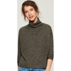 Sweter z golfem - Szary. Szare golfy damskie Sinsay, l. W wyprzedaży za 39,99 zł.