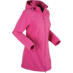 Parka softshell bonprix różowa magnolia. Różowe parki damskie bonprix, bez wzorów, z softshellu, bez kaptura. Za 239,99 zł.