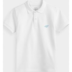 Koszulka polo chłopięca (122-164). T-shirty chłopięce bez wzorów, z elastanu, bez rękawów. W wyprzedaży za 39,99 zł.