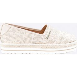 Love Moschino - Espadryle. Brązowe espadryle damskie marki Love Moschino, z materiału. W wyprzedaży za 399,90 zł.