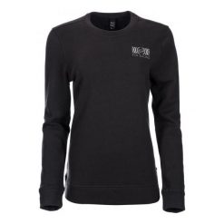 FOX Bluza Damska Good Timer Crew L Czarny. Czarne bluzy damskie z nadrukiem marki FOX, l. Za 196,00 zł.