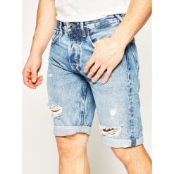 Szorty jeansowe Pepe Jeans PEPE ARCHIVE Callen PM800707. Niebieskie spodenki i szorty męskie Pepe Jeans, m, bez wzorów, z bawełny. Za 299,00 zł.