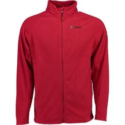 Kurtka polarowa "Tug" w kolorze czerwonym. Czerwone bluzy męskie Geographical Norway Men, s, z haftami, z materiału, ze stójką, bez rękawów, bez kaptura. W wyprzedaży za 59,95 zł.