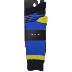 Skarpetki męskie 3 pack. Skarpetki męskie Top Secret, bez wzorów, z bawełny. W wyprzedaży za 24,99 zł.