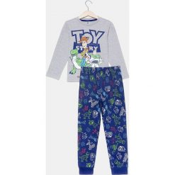 Blukids - Piżama dziecięca 92-128 cm. Szare piżamy chłopięce Blukids, z nadrukiem, z bawełny, bez rękawów. W wyprzedaży za 59,90 zł.