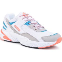 Sneakersy KAPPA - Boiz 242857 White/Orange 1044. Białe sneakersy męskie Kappa, bez zapięcia. W wyprzedaży za 129,00 zł.