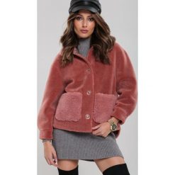 Różowa Kurtka Dexter. Różowe kurtki damskie Renee, s, bez wzorów, długie, bez kaptura. Za 259,99 zł.