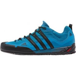 Niebieskie Buty adidas Terrex Swift Solo M D67033. Niebieskie buty sportowe męskie Adidas, z materiału, na sznurówki, wspinaczkowe, adidas terrex. W wyprzedaży za 389,00 zł.