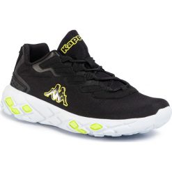 Sneakersy KAPPA - Stratus Pc 242845PC Black/Yellow 1140. Czarne sneakersy męskie Kappa, bez zapięcia. W wyprzedaży za 109,00 zł.