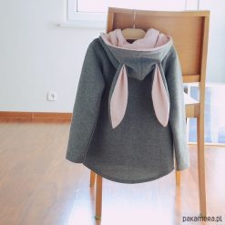 Bluzy chłopięce: Bluza z uszami na zamek dla dzieci