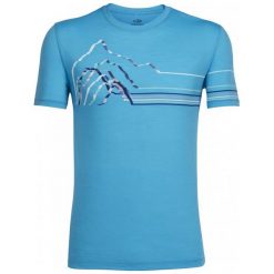 Icebreaker Koszulka Sportowa Mens Tech Lite Ss Crewe Seismograph 7 Capri Xxl. Niebieskie koszulki sportowe męskie marki Icebreaker, xxl, z wełny. W wyprzedaży za 199,00 zł.