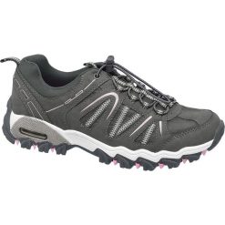 Trekkingowe buty damskie Graceland na wygodnej podeszwie Graceland popielate. Szare buty sportowe damskie Graceland, z materiału, sportowe. Za 99,90 zł.