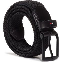 Pasek Męski TOMMY HILFIGER - Denton Elastic 3.5 AM0AM05633 BDS. Czarne paski męskie TOMMY HILFIGER, w paski, ze skóry ekologicznej. Za 229,00 zł.