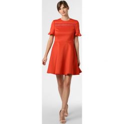 Ted Baker - Sukienka damska – Calizee, czerwony. Czerwone sukienki damskie Ted Baker, w koronkowe wzory, z koronki, bez kołnierzyka, bez rękawów. Za 599,95 zł.