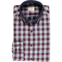 Koszula "Level 5 Casual" - Body fit - w kolorze ciemnoczerwono-granatowym. Czerwone koszule męskie OLYMP, xl, w kratkę, z bawełny, casualowe, polo. W wyprzedaży za 119,95 zł.
