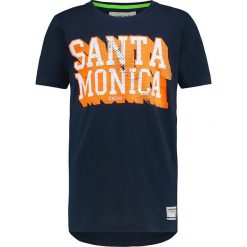 Koszulka "Hasper" w kolorze granatowym. Niebieskie t-shirty chłopięce Vingino, z nadrukiem, z bawełny, bez rękawów. W wyprzedaży za 59,95 zł.