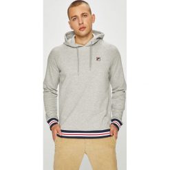 Fila - Bluza. Szare bluzy męskie rozpinane marki Fila, l, z bawełny, z kapturem. Za 339,90 zł.