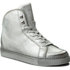 Sneakersy BADURA - 6337-69 Srebrny. Szare półbuty damskie Badura, ze skóry. W wyprzedaży za 289,00 zł.