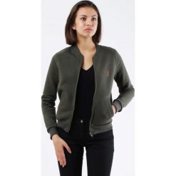 "Bomber" Damski Khaki "Gold". Brązowe bluzy damskie Edward Orlovski, xs, bez wzorów, bez rękawów, bez kaptura. Za 120,00 zł.