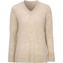 Cellbes Sweter z wełny alpaka i przetworzonego poliestru beżowy female beżowy 62/64. Brązowe swetry damskie Cellbes, bez wzorów, z poliesteru, klasyczne, bez rękawów, bez kaptura. Za 209,00 zł.