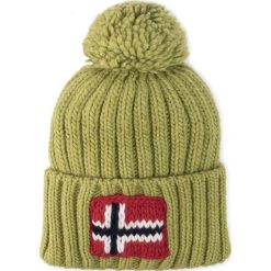 Czapka Napapijri Semiury 2 N0YKCK. Czarne czapki damskie Napapijri, bez wzorów. W wyprzedaży za 129,00 zł.
