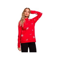 M442 Bluza oversize z nadrukiem. Czarne bluzy damskie Moe, xxl, z nadrukiem, bez rękawów, bez kaptura. Za 155,00 zł.