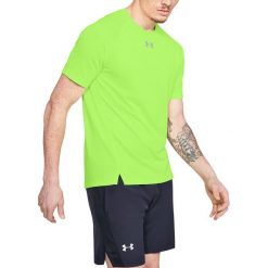 Under Armour Qualifier Koszulka Zielony. Zielone podkoszulki męskie Under Armour, xl, bez wzorów, z elastanu, z krótkim rękawem. Za 206,95 zł.