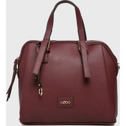 Nobo - Torebka. Brązowe torebki klasyczne damskie Nobo, w paski, z materiału, duże. Za 219,90 zł.