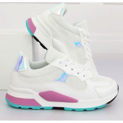 Buty sportowe białe JRX306 WHITE. Białe buty sportowe damskie obuwie damskie, z tkaniny. Za 89,10 zł.