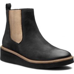 Sztyblety ANN MEX - 7439 20C Czarny. Czarne buty zimowe damskie marki Ann Mex, ze skóry. W wyprzedaży za 249,00 zł.