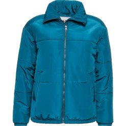 Kurtka zimowa, watowana bonprix zielony oceaniczny. Zielone kurtki damskie bonprix, na zimę, bez wzorów. Za 69,99 zł.
