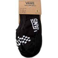 Zestaw 3 par stopek damskich VANS - Basic Canoodle V00X1IY28 Black/White. Czarne skarpetki damskie Vans, bez wzorów, z elastanu. Za 49,00 zł.
