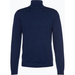 Finshley & Harding - Sweter męski – Pima-Cotton/Kaszmir, niebieski. Niebieskie swetry klasyczne męskie marki Finshley & Harding, m, z bawełny. Za 249,95 zł.
