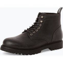 Tommy Jeans - Kozaki męskie ze skóry, czarny. Czarne glany męskie Tommy Jeans, z jeansu. Za 699,95 zł.