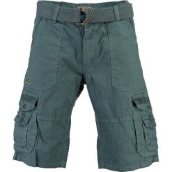 Bermudy "Perou" w kolorze niebieskim. Niebieskie spodenki i szorty męskie Geographical Norway Men, s, w paski, z bawełny. W wyprzedaży za 119,95 zł.