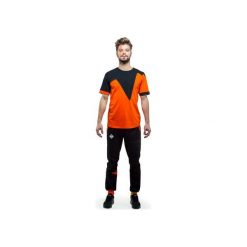 Orion T-shirt (Orange). Pomarańczowe t-shirty męskie OKUAKU, s, w geometryczne wzory, z bawełny. Za 139,00 zł.