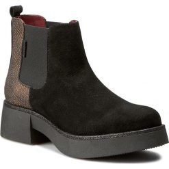Buty zimowe damskie: Sztyblety NESSI – 857/N Czarny 19/Złoty 22