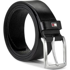 Pasek Męski TOMMY HILFIGER - New Denton 3.5 Belt E3578A1208 90 990. Czarne paski męskie TOMMY HILFIGER, w paski, ze skóry. Za 179,00 zł.