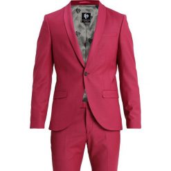 Twisted Tailor ELLROY SUIT SLIM FIT Garnitur raspberry. Czerwone garnitury męskie marki Twisted Tailor, z elastanu. Za 1089,00 zł.