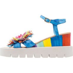 Chodaki damskie: Lazamani Japonki blue/multicolor