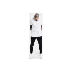 T-shirty męskie: Biała koszulka z nadrukiem White Gold – Oritz Outfit