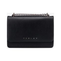 Replay Torebka Czarny. Czarne torebki klasyczne damskie Replay, w paski, z materiału, bez dodatków. Za 464,95 zł.