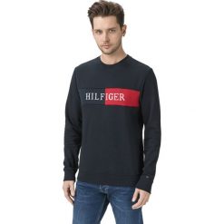 Tommy Hilfiger Bluza Niebieski. Niebieskie bluzy męskie TOMMY HILFIGER, l, bez wzorów, z bawełny, bez kołnierzyka, bez rękawów, bez kaptura. Za 566,95 zł.