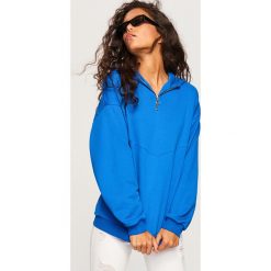Bluza z kapturem - Niebieski. Niebieskie bluzy z kapturem damskie Reserved, l. Za 99,99 zł.