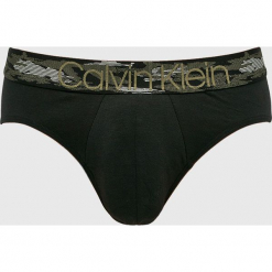 Calvin Klein Underwear - Slipy. Czarne slipy męskie Calvin Klein Underwear, z bawełny. Za 99,90 zł.