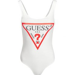 Body Guess O92M06 I3Z07. Białe bluzki damskie Guess, m, z aplikacjami, z elastanu, bez kołnierzyka, bez rękawów. W wyprzedaży za 149,00 zł.
