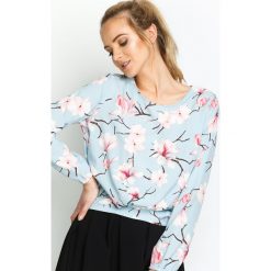 Bluzki damskie: Niebieska Bluzka Freshen