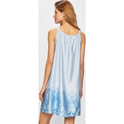 Lauren Ralph Lauren - Koszula nocna. Niebieskie piżamy damskie Lauren Ralph Lauren, s, bez wzorów, z poliesteru, bez rękawów. W wyprzedaży za 159,90 zł.
